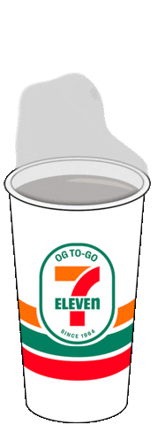 Saturday Morning Coffee Sticker by 7-ELEVEn