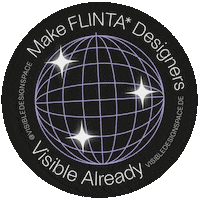 visibledesignspace design designer graphic design nonbinary Sticker