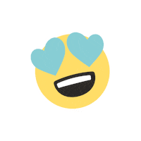 designedbymaryann happy hearts emoji smiley Sticker