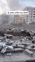 Footage Shows Aftermath of Deadly Strike Near Gaza Bakery