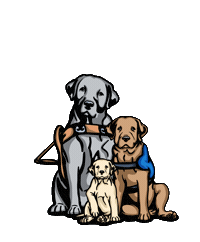 GDDCA guide dog guide dogs of the desert gddca Sticker
