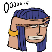 Oh No Girl Sticker