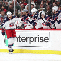 Jakub Voracek Celebration GIF by Columbus Blue Jackets