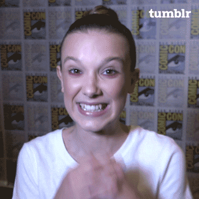 millie bobby brown scream GIF by Tumblr