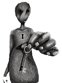 Horror Occult Sticker