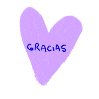 Corazon Gracias Sticker