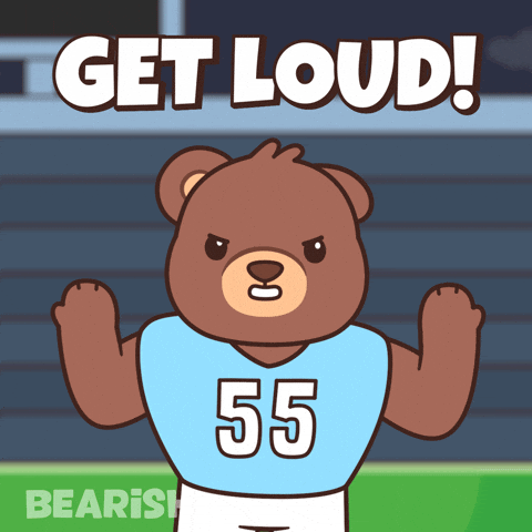 Say It Louder Teddy Bear GIF by BEARISH