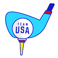 Summer Golfing Sticker by Team USA