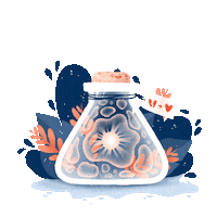 Love Potion Heart Sticker