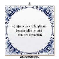 Internet Frustratie Sticker by Tegelspreuken.nl