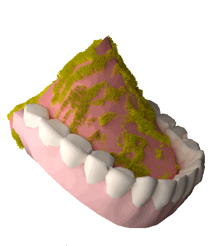 3D Tongue GIF by badblueprints