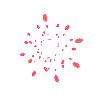 Pink 3D Sticker by Quasi Crystals