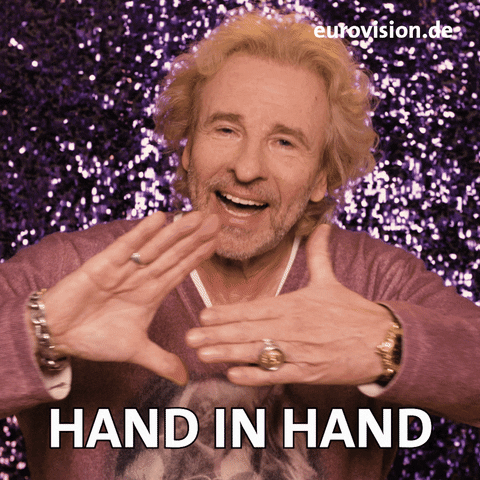 Hand In Hand Eurovision GIF by NDR