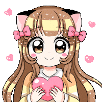 Aikawaii love heart kawaii hearts Sticker