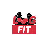 LoogFIT logo boxing boxer personaltrainer Sticker