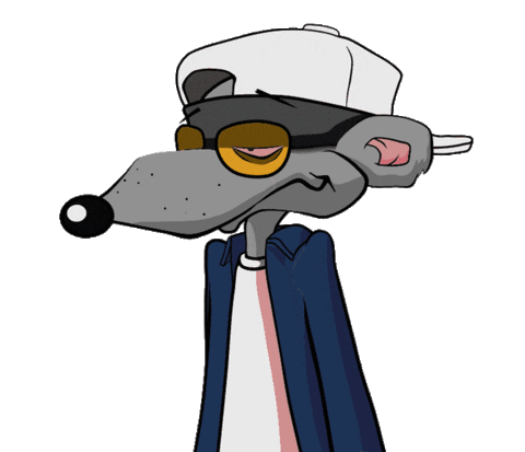 Rat What Sticker