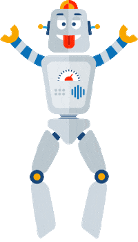 happy robot Sticker by Yapı Kredi