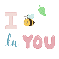 Mochisoo bee believe mochisoo beeleaf Sticker