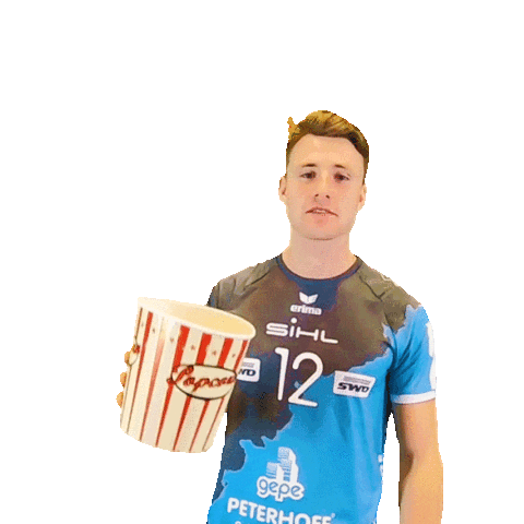 Volleyball Popcorn Sticker by SWD Powervolleys Düren