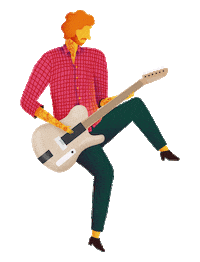 Pop Dancing Sticker by David van der Veen