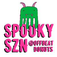offbeatdonuts halloween fall scary spooky Sticker