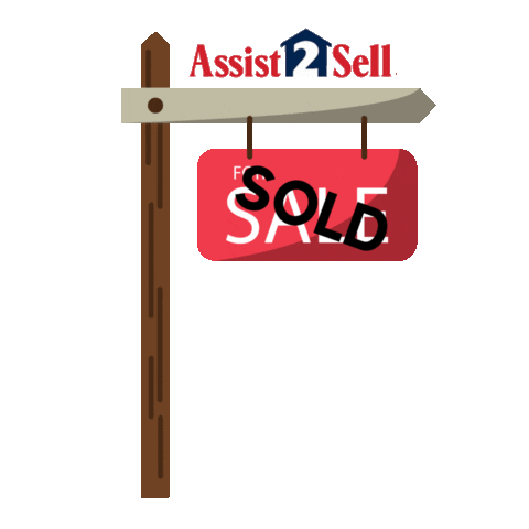 assist2sell giphyupload realestate sold forsale Sticker