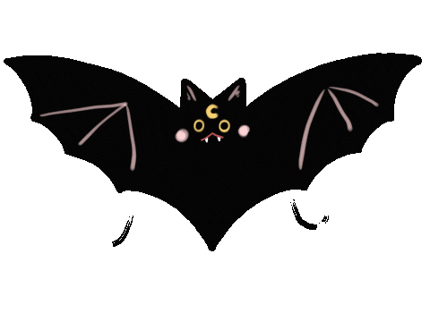 Halloween Bat Sticker by Hime Studio Gallery