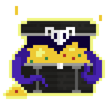 Treasure Chest Pixel Sticker by pirate sheep