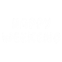 majafaber happy fun text white Sticker