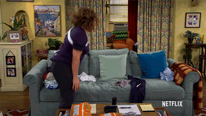 couch penelope GIF by NETFLIX