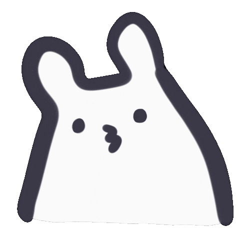 Sad Bunny Sticker