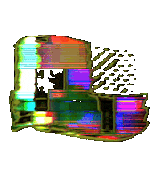 Glitch Emoji Sticker by #BASILIO