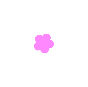 Pink Flower Sticker
