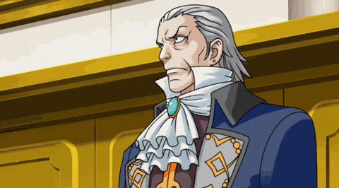 Ace Attorney Manfred Von Karma GIF