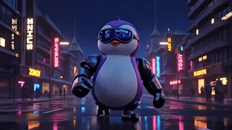 To The Moon Crypto GIF by MechaPengu