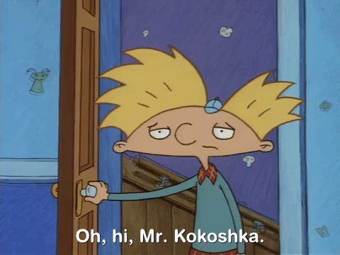 hey arnold nickelodeon GIF