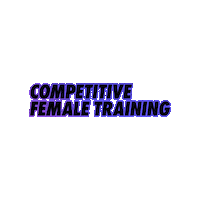Crossfit Cft Sticker by Competitive Female Training