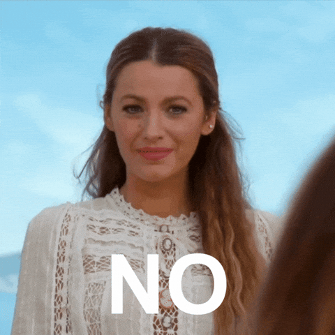 I Cant No Way GIF by Blake Lively Fan