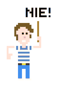 Nie No Sticker by CryptoWiener