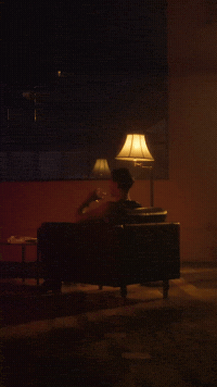 plazashadow mood thinking drinks smoking GIF