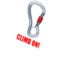 Climbing Climb Sticker