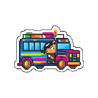 Bus Viaje Sticker by Quezalteca Oficial