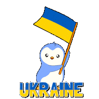 Penguin Flag Sticker by Pudgy Penguins