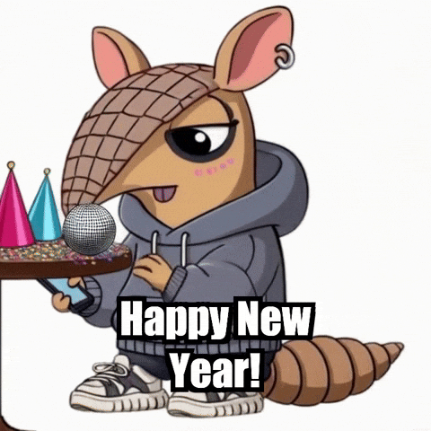 Happy New Year Party GIF by Chillo Dillo