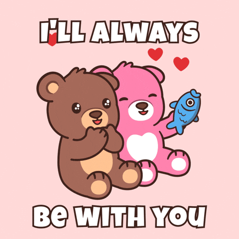 I Am Always With You Teddy Bear GIF by BEARISH