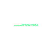 Verde Recomienda Sticker by TararaFilms