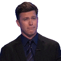 Colin Jost Sticker by Jeopardy!