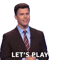 Colin Jost Sticker by Jeopardy!