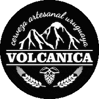volcanica cerveza artesanal cerveza artesanal volcanica Sticker