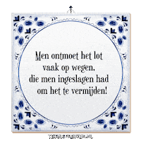 Nl Reflectie Sticker by Tegelspreuken.nl